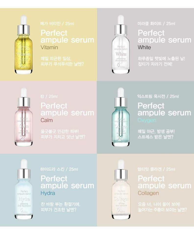 Tinh Chất Dưỡng Da, Chống Lão Hóa 9 Wishes Ultimate Collagen Ampule Serum 25ml
