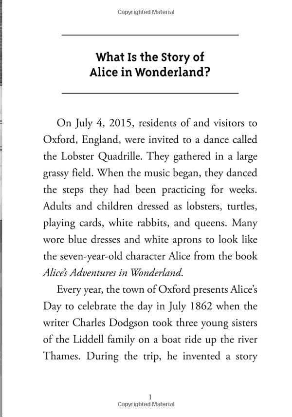 What Is The Story Of Alice In Wonderland?
