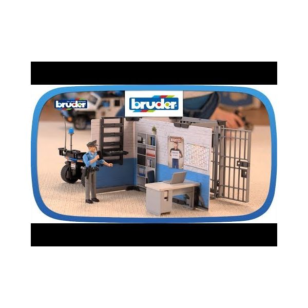 Đồ chơi mô hình BRUDER Đồn cảnh sát BRU62730