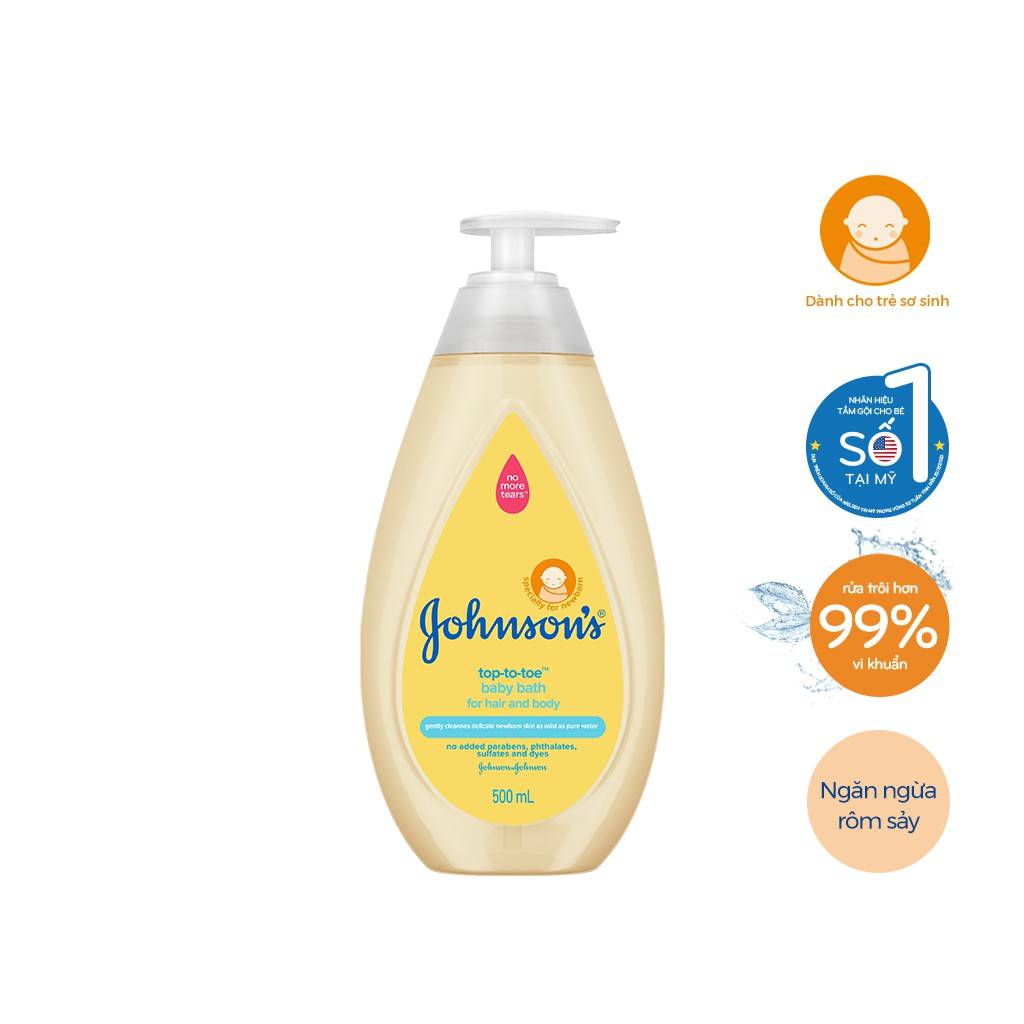 Hình ảnh Sữa tắm gội toàn thân Johnson's Baby (500ml)