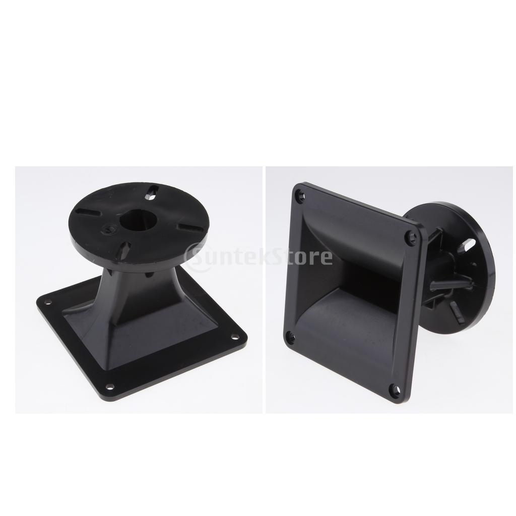 Đôi 120X120 Nhựa Loa Dài Ném Khoảng Cách Sừng Tweeter, Đường Kính 25 Mm, rộng Phân Tán Góc