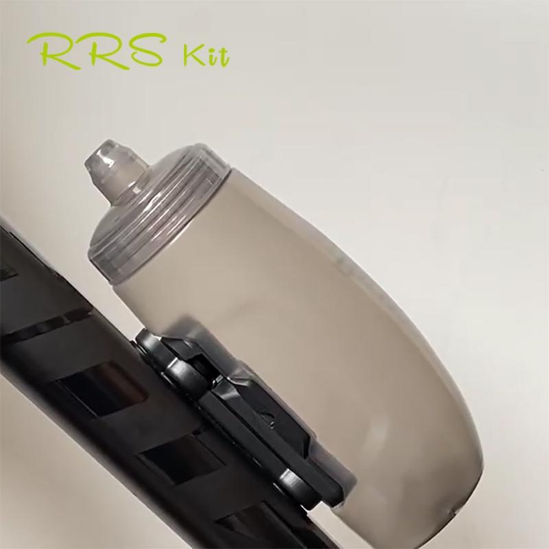 Rrskit Đi xe đạp Xe đạp Chai nước uống 550ML Chai nước từ tính Đi xe đạp ngoài trời Chai nước uống thể thao Tương thích với FIDLOCK