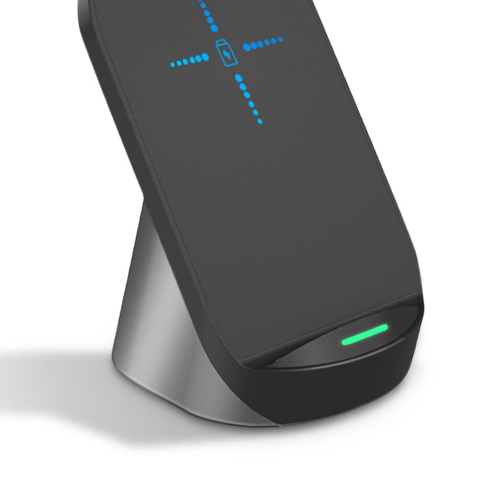Desktop 15W Qi Wireless Charger Dock for iPhone XR 8 iWatch AirPods