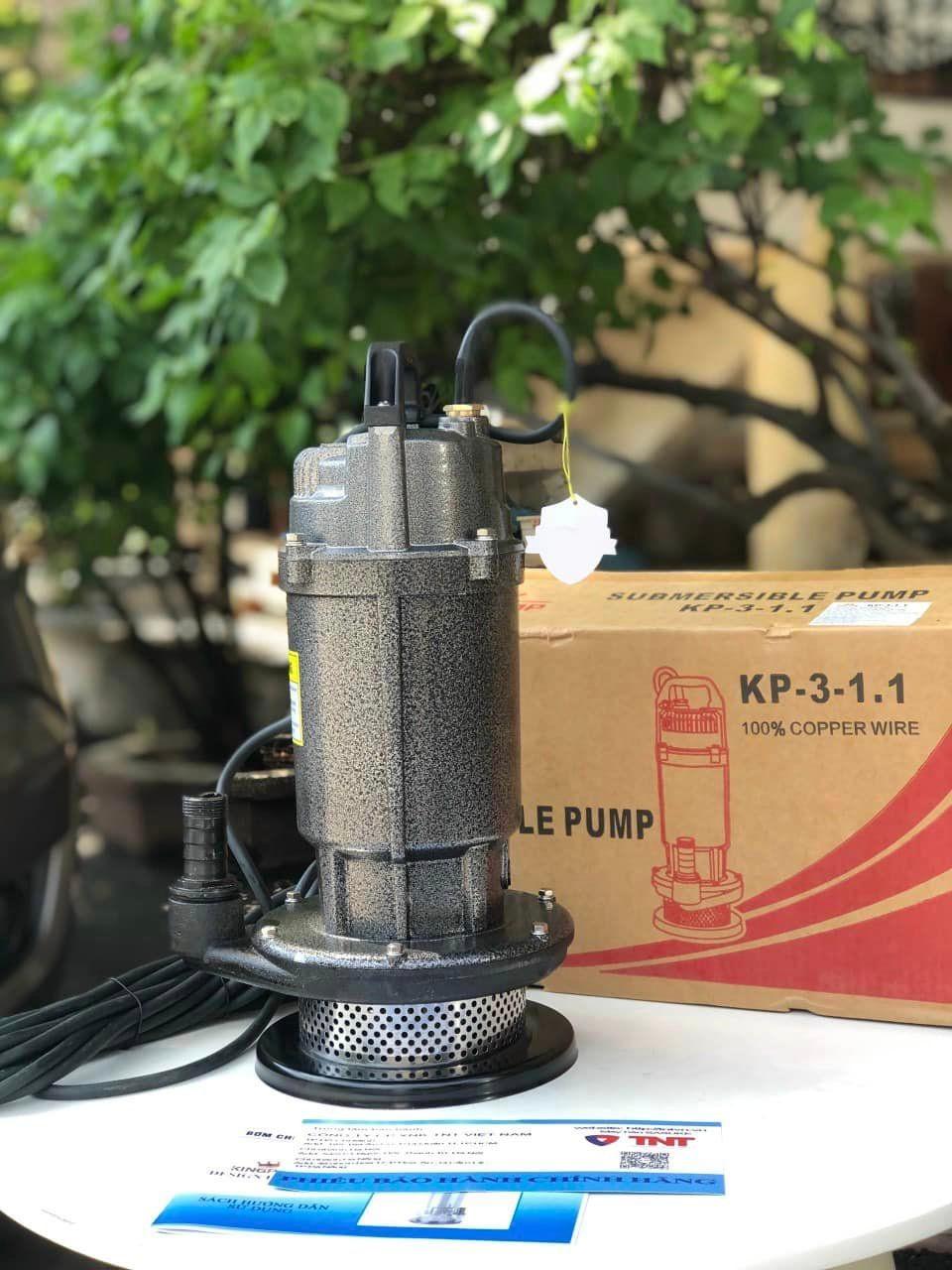 MÁY BƠM CHÌM 1100W KINGPUMP KP-3-1.1 - HÀNG CHÍNH HÃNG
