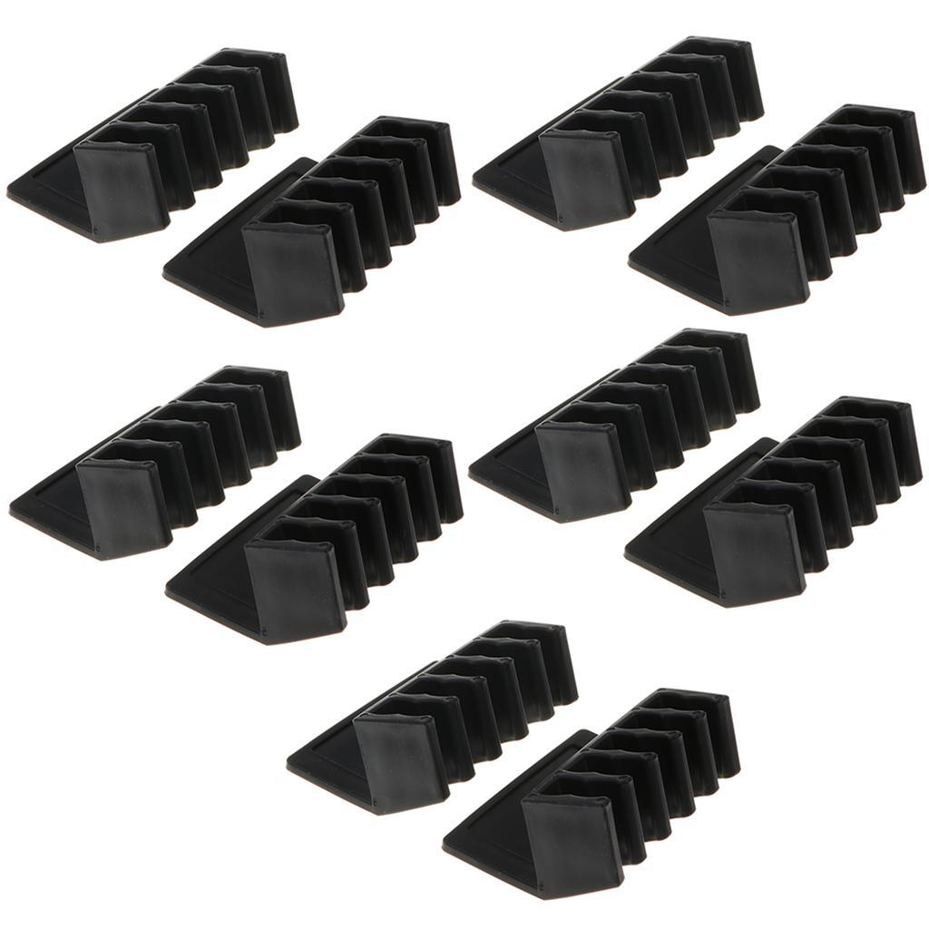 5 Set Cable Clips Self Adhesive Cord Management Holder Organizer Clamp