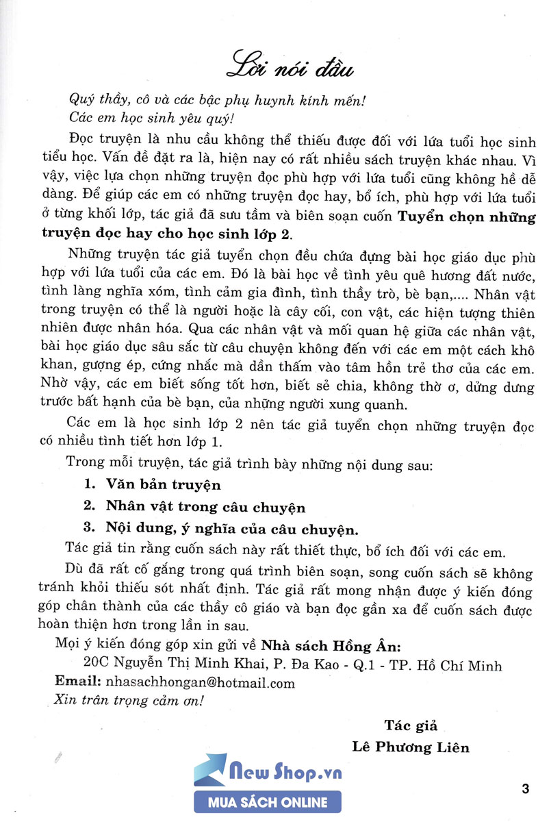 Tuyển Chọn Những Truyện Đọc Hay Cho Học Sinh Lớp 2 (Theo Chương Trình Giáo Dục Phổ Thông Mới)