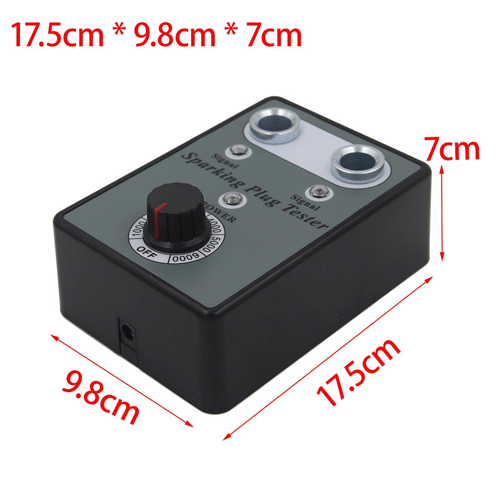 Car Spark Plug Tester Sparking Plug Tester Ignition Plug Analyzer Adjustable Double Hole Dual Hole Spark Plug Tester