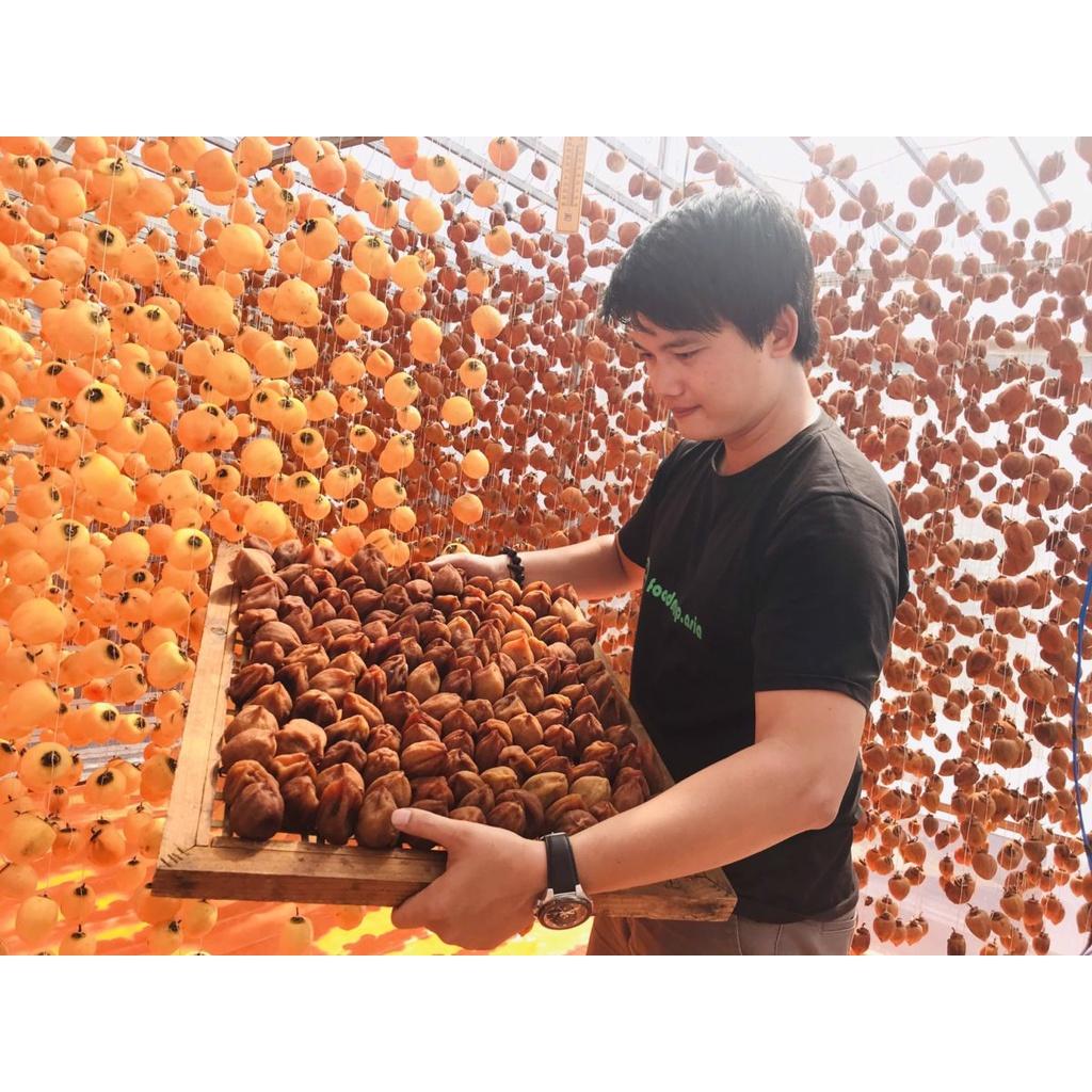 Hồng treo gió Đà Lạt - Đặc Sản Ngon Lành - Hồng Vuông- Hộp 500g