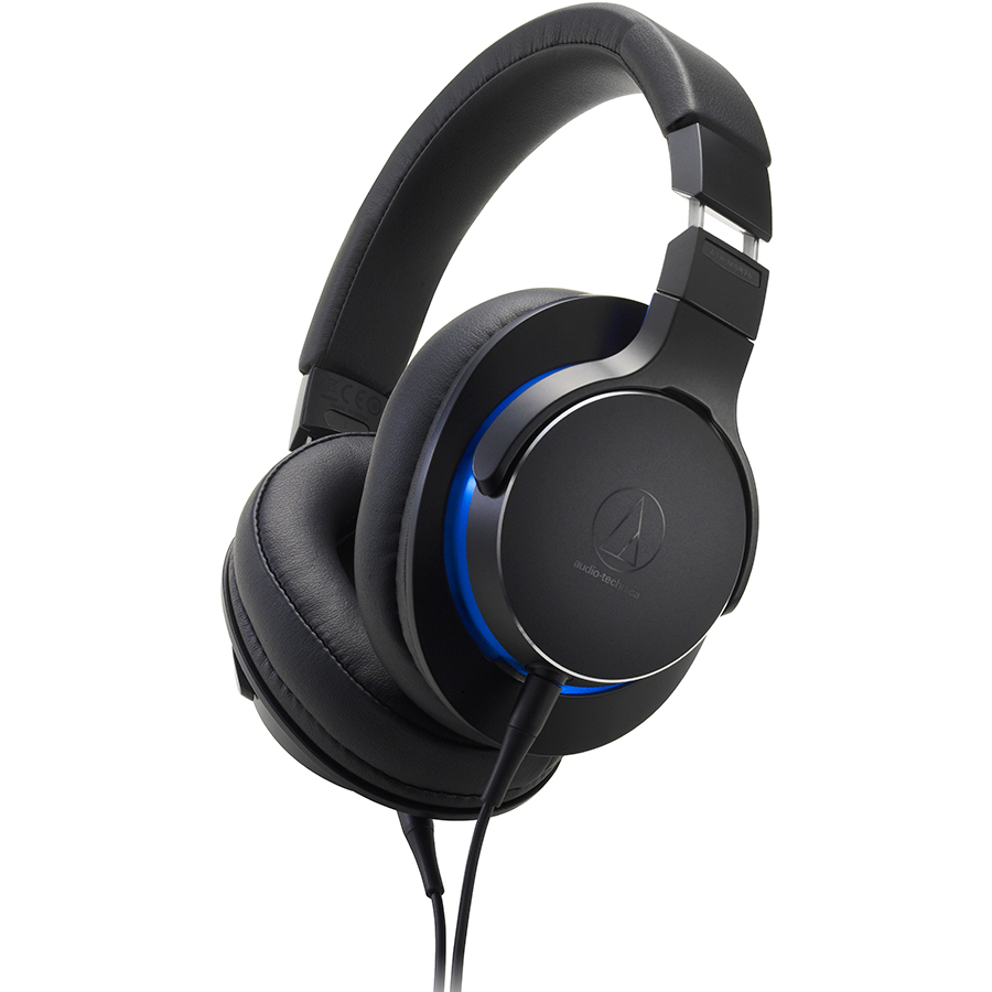 Tai Nghe Có Dây Chụp Tai Over-ear Audio Technica Hi Resolution ATH-MSR7B - Hàng Chính Hãng