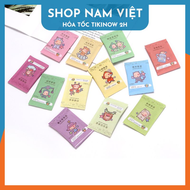 Set 10 Túi Thơm Khử Tủ Mùi Giày, Tủ Quần Áo