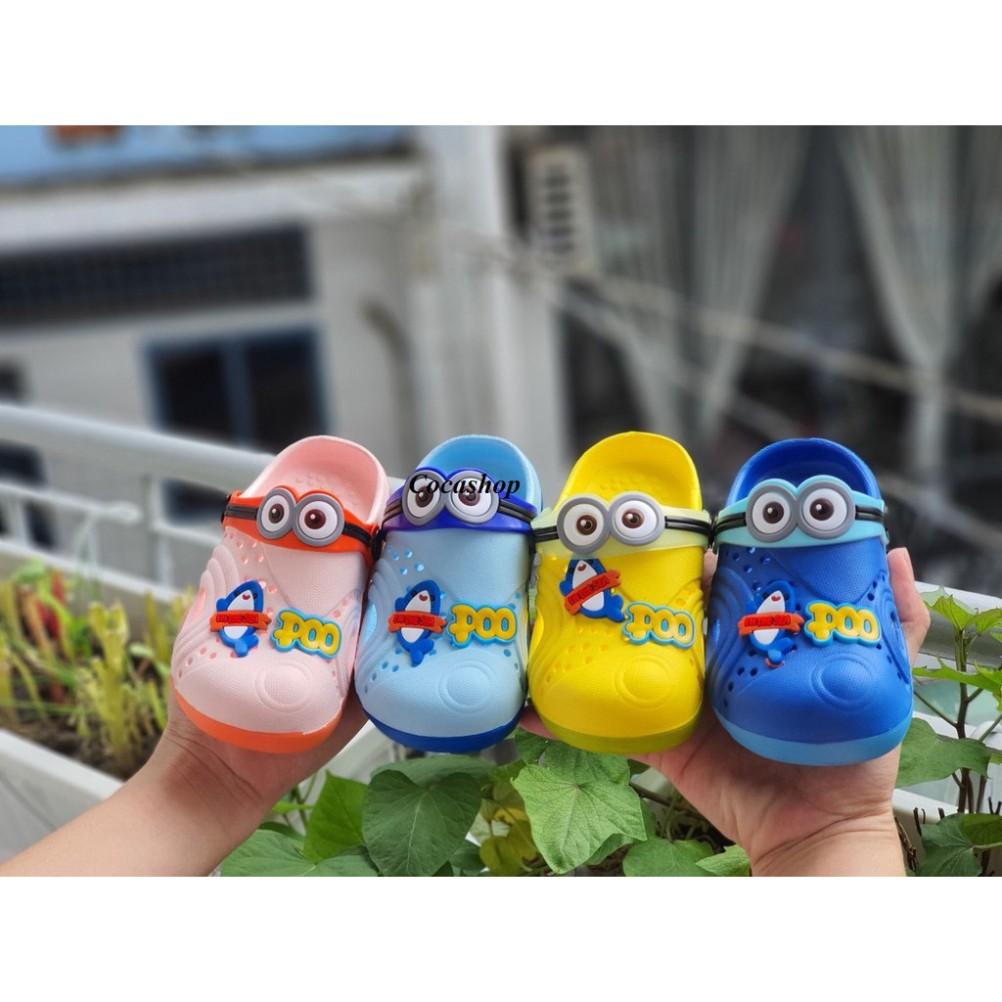 DÉP SỤC CÓ QUAI CHO BÉ TRAI BÉ GÁI MINION CUTE SIÊU ÊM CHÂN