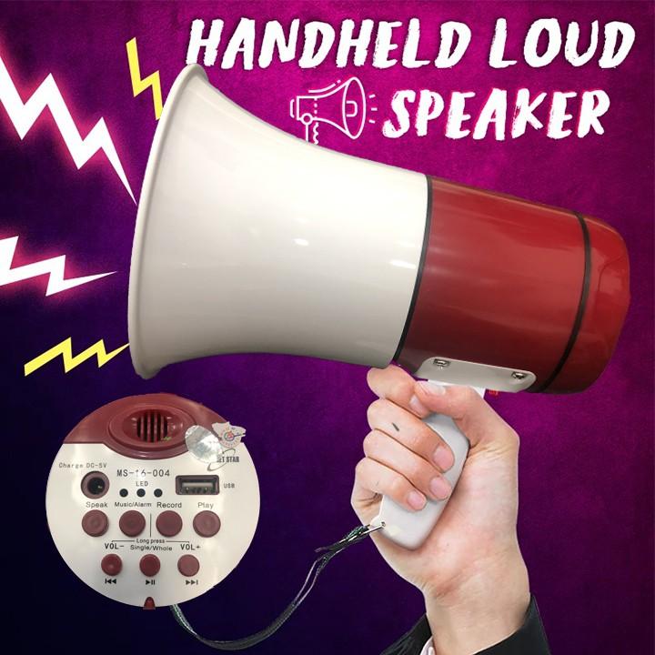 Loa Phóng Thanh Cầm Tay Mini Megaphone Dùng Bán Hàng Đi Phượt Cắm Trại Đi Tour