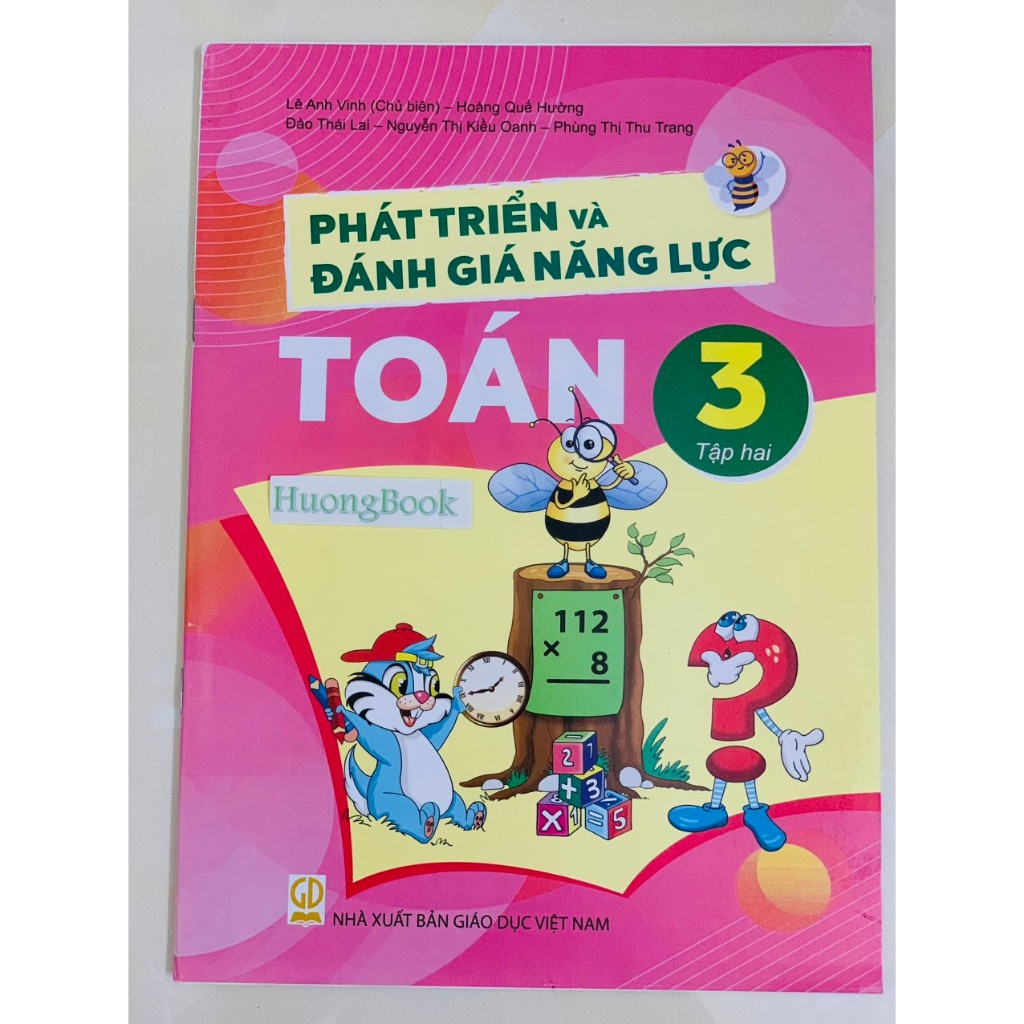 Sách - Combo 2 cuốn Phát triển và đánh giá năng lực Toán lớp 3 tập 1+2 - ĐN