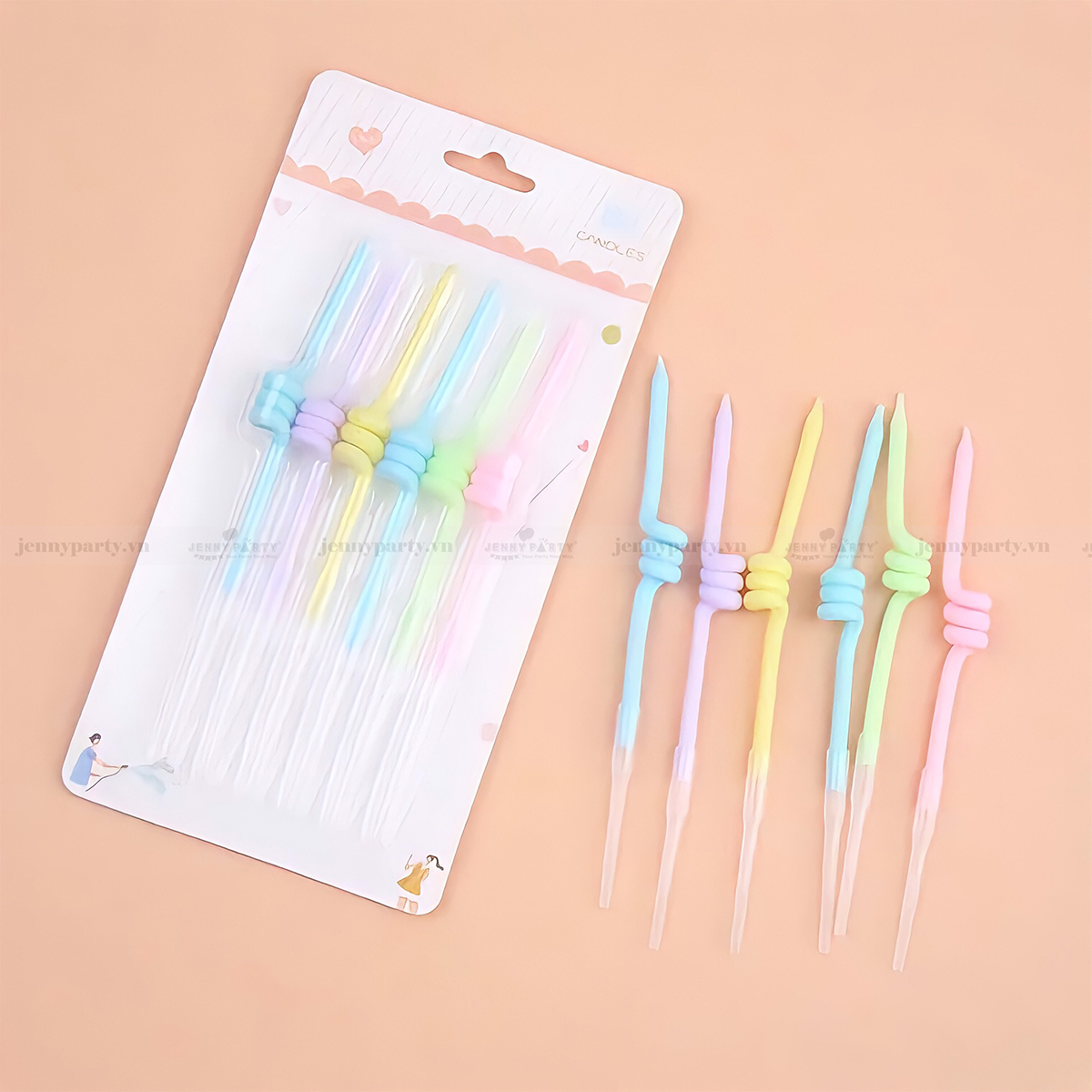 Nến Sinh Nhật - Nến Xoắn Ốc