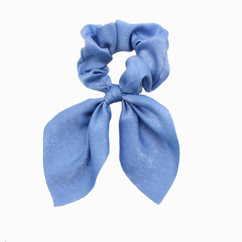 DÂY BUỘC TÓC/ CỘT TÓC NƠ SCRUNCHIES CÓ SẴN 10 CM, SATIN VÂN, TINH TẾ, SANG TRỌNG, TIỆN DỤNG, KTC.M18