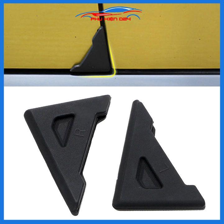 Bộ 2 miếng cao su dán chống va quệt góc cửa ô tô góc 90 độ kích thước 45x60mm