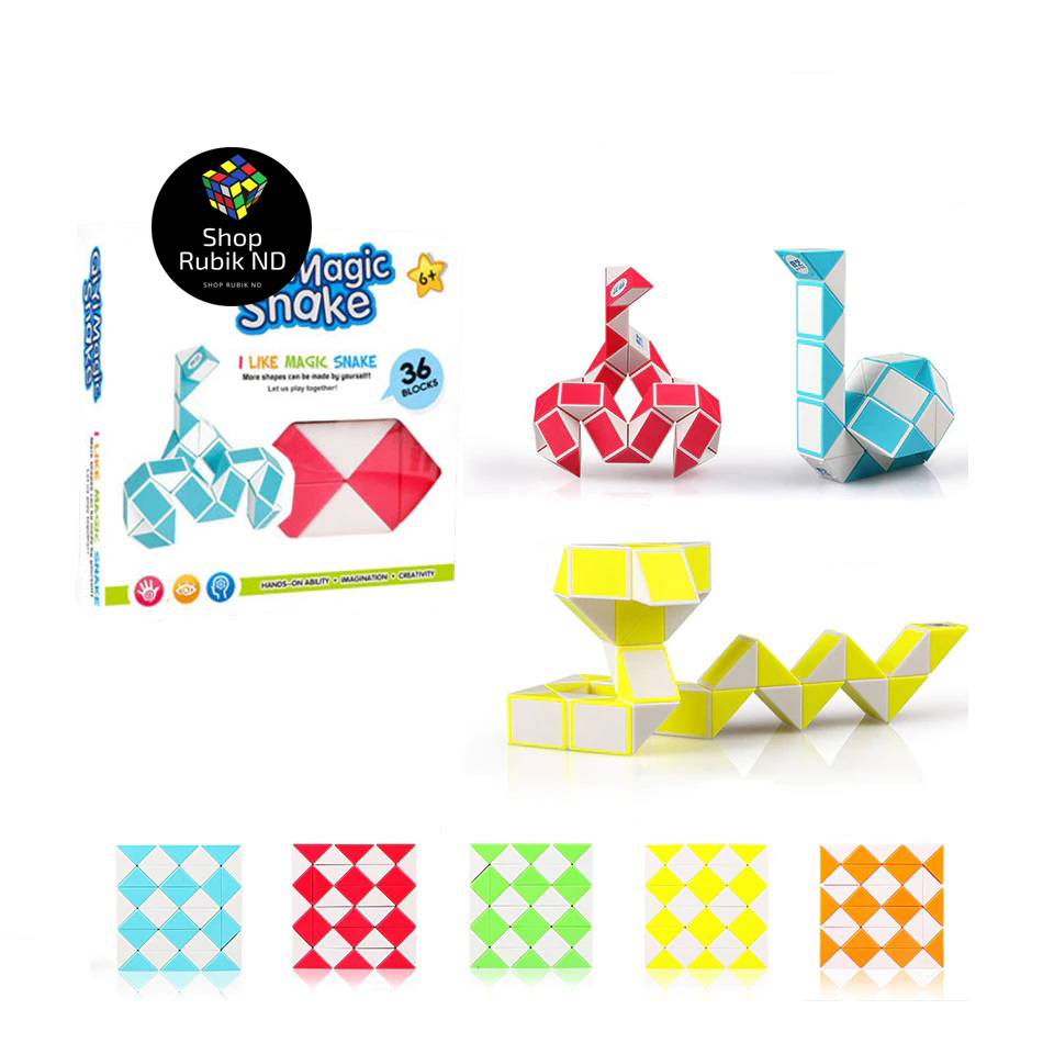 Rubik Magic Snake Twist Puzzle Rubik Biến Thể Cao Cấp - Nhiều Màu