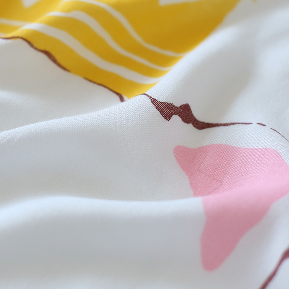Chăn đũi cho bé từ sơ sinh đến tiểu học chất liệu sợi tre thiên nhiên và sợi Cotton, loại siêu mềm mịn, KT: 110x110cm, Bamboo Home - hàng chính hãng BBH09