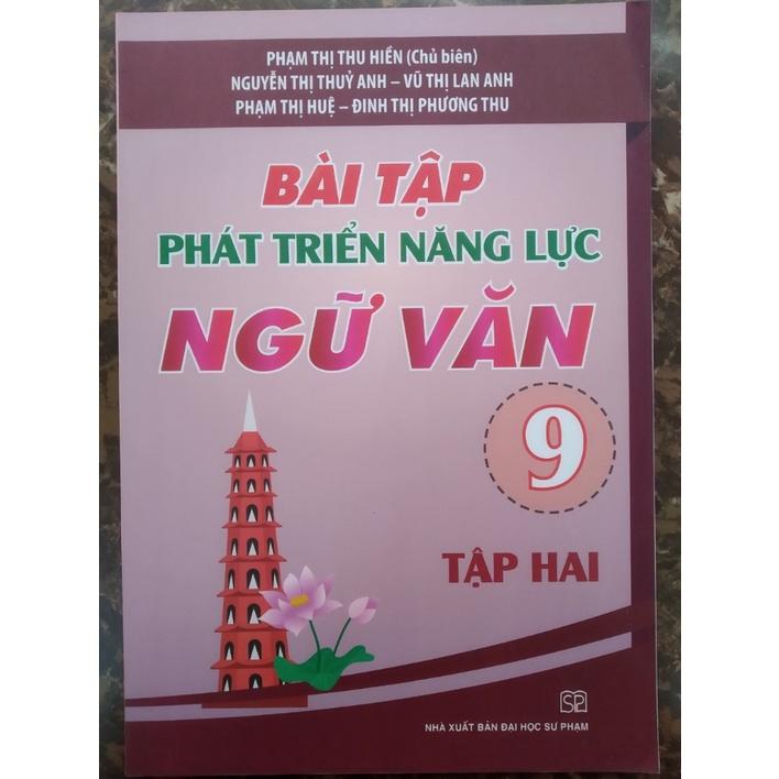 Sách - Bài tập phát triển năng lực học sinh môn ngữ văn lớp 9