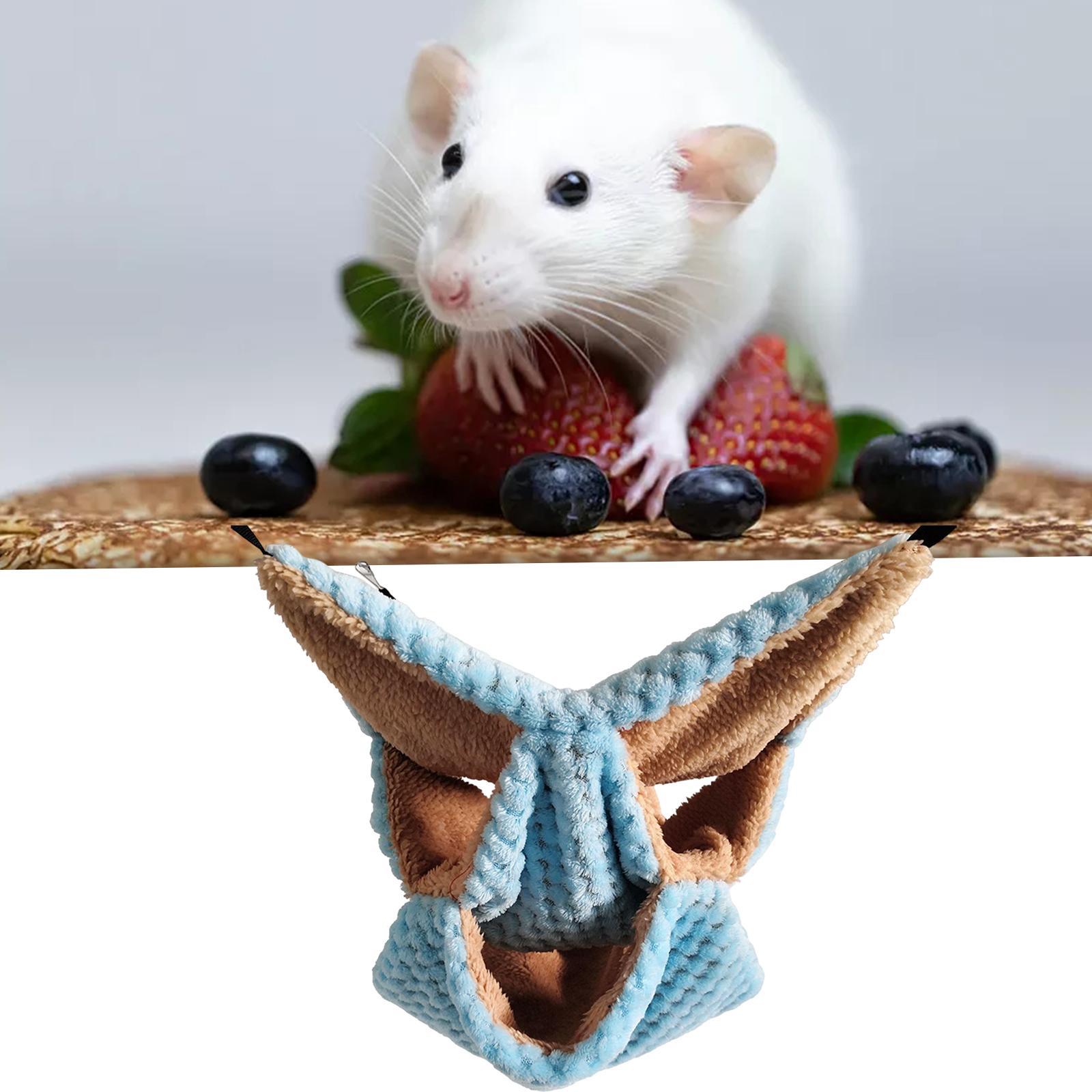 Triple Pet Cage Hanging Hammock Ferret Bedding Hamster Swinging Bed for Chinchilla