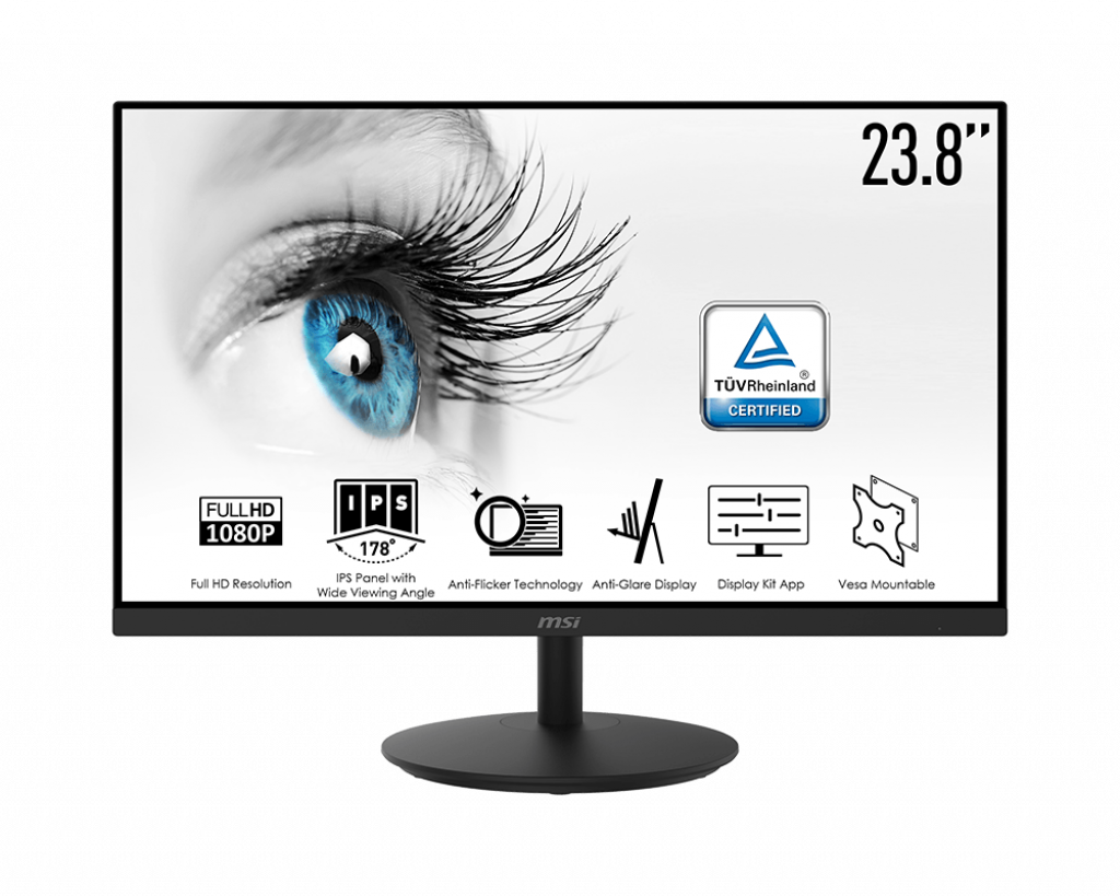 Màn hình MSI PRO MP242 24 Inch (FHD/IPS/75Hz/5ms) - Hàng chính hãng