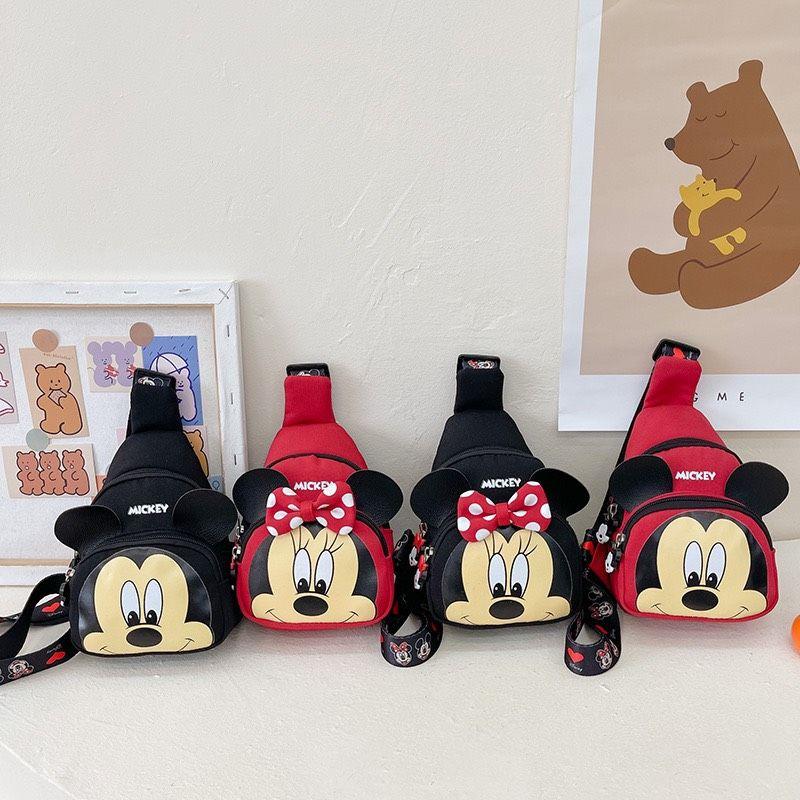 Túi đeo chéo cho bé . Hình mickey và minnie dễ thương