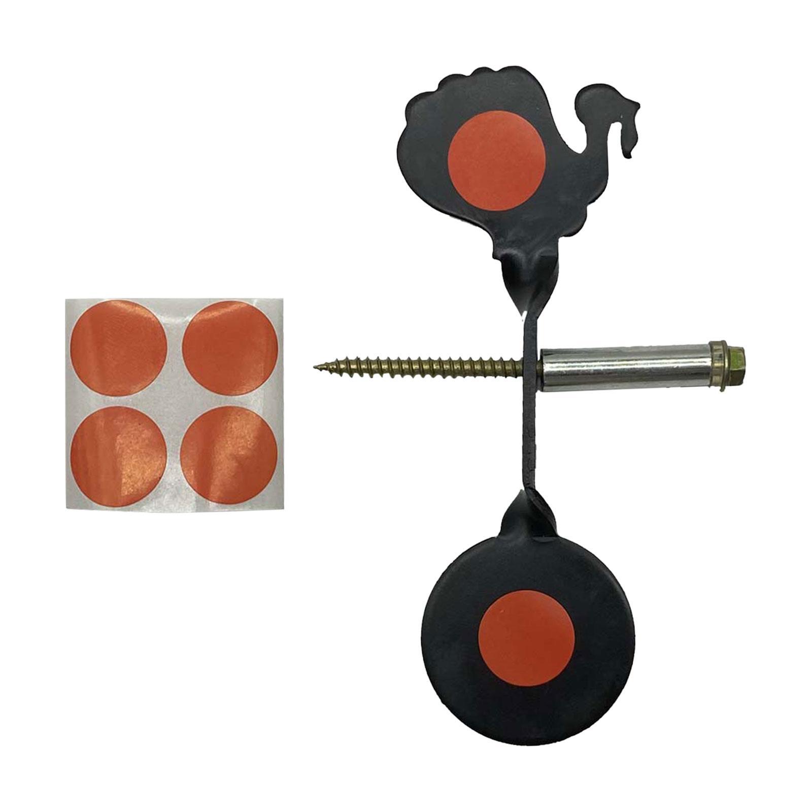 Resetting Hunting Target Accessories Metal Wall Mounted Training for Outdoor