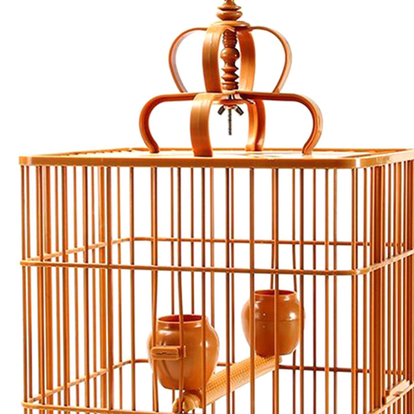 Durable Bird Cage Assembly Breathable Hanging House for Parrot Finches