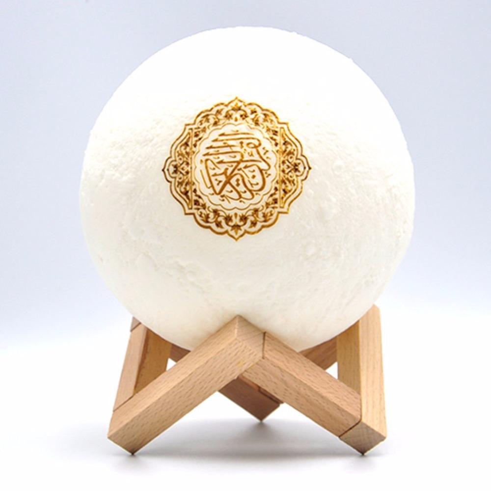 Ứng dụng mới Loa Bluetooth Kinh Qur'an Điều khiển từ xa đầy màu sắc Ánh trăng nhỏ Đèn ngủ LED Màu sắc: SQ-510