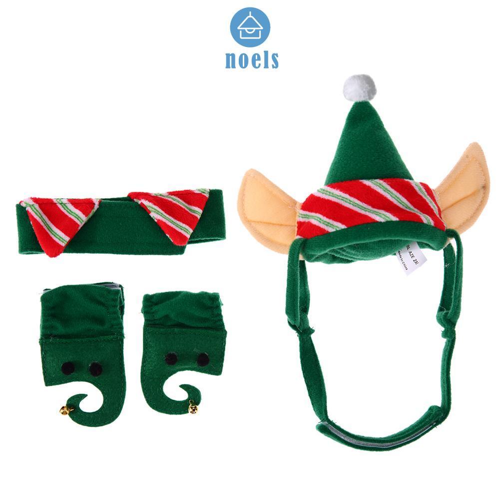Set 4 Món Đồ Giáng Sinh Ấm Áp Cho Thú Cưng