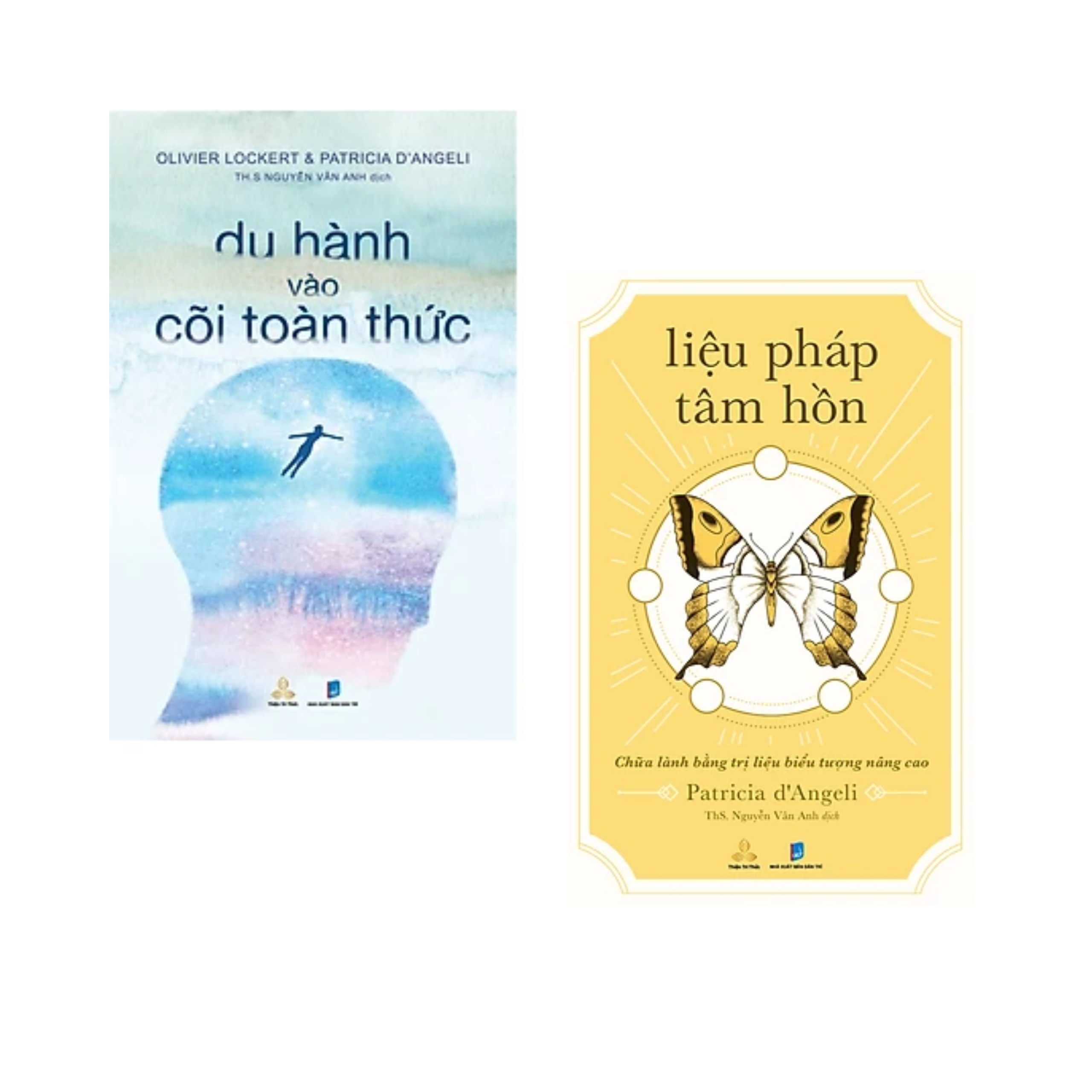 Combo 2Q Sách Chữa Lành :  Du Hành Vào Cõi Toàn Thức +  Liệu Pháp Tâm Hồn