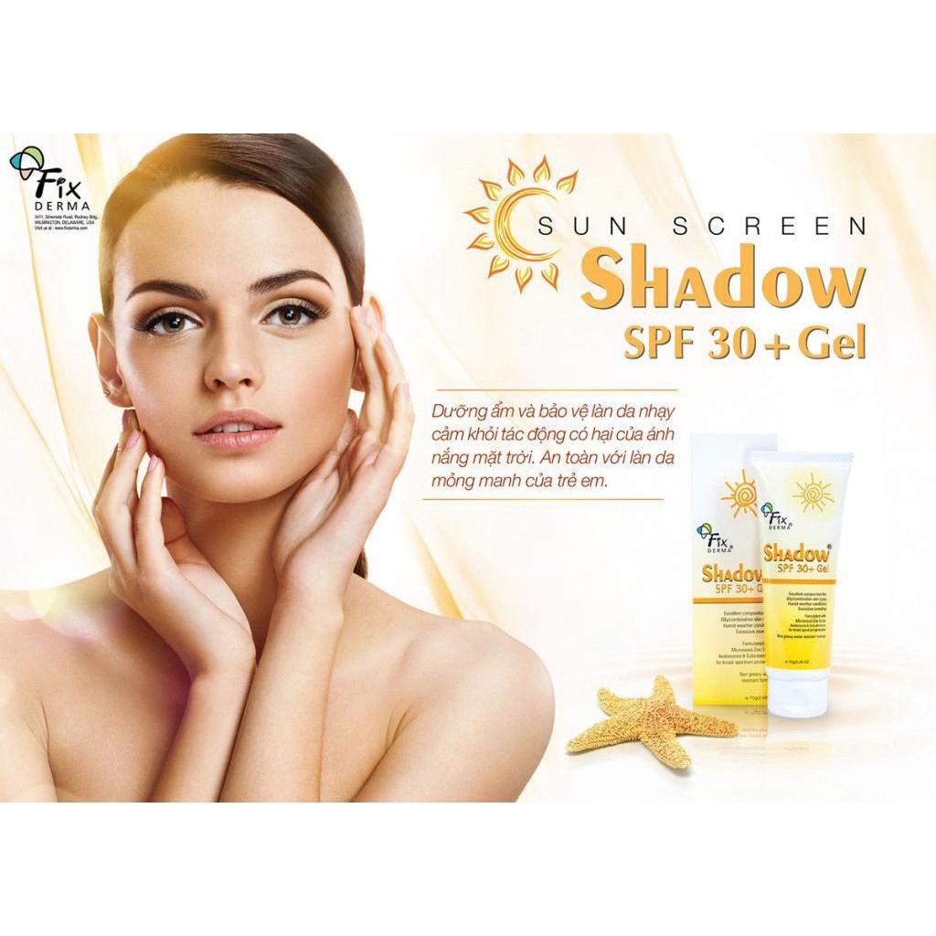 Gel Chống Nắng Fixderma Shadow Sunscreen SPF 30+ 75g