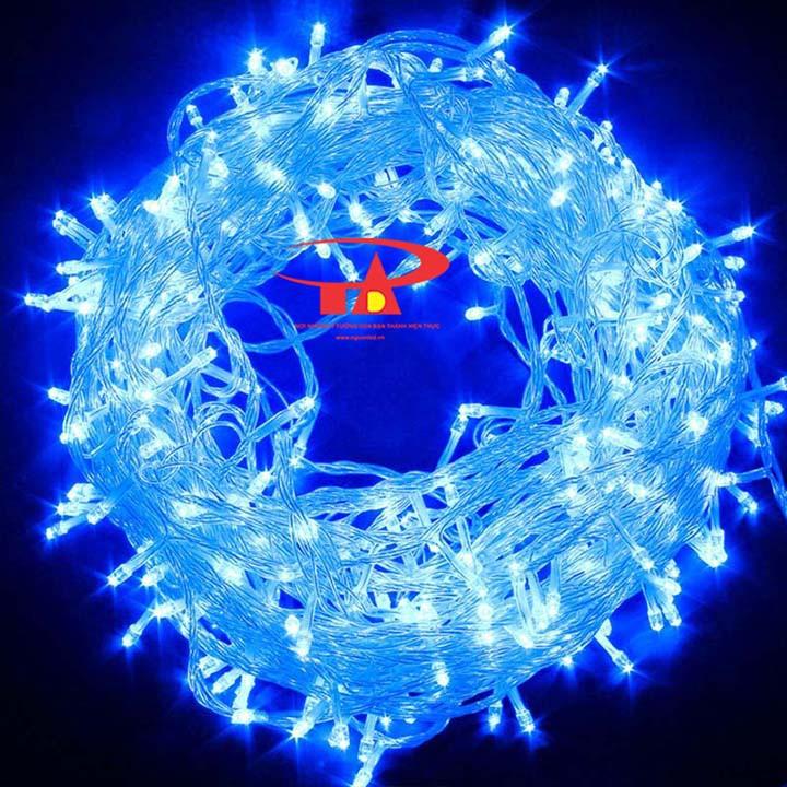Dây đèn chớp led 100m xanh dương - Dây led nháy 100m xanh dương