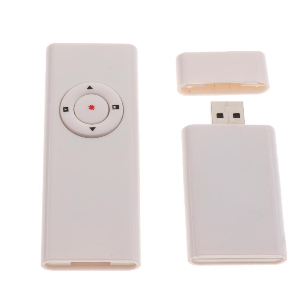 Wireless USB PPT Presenter Remote Control Lase Pointer W