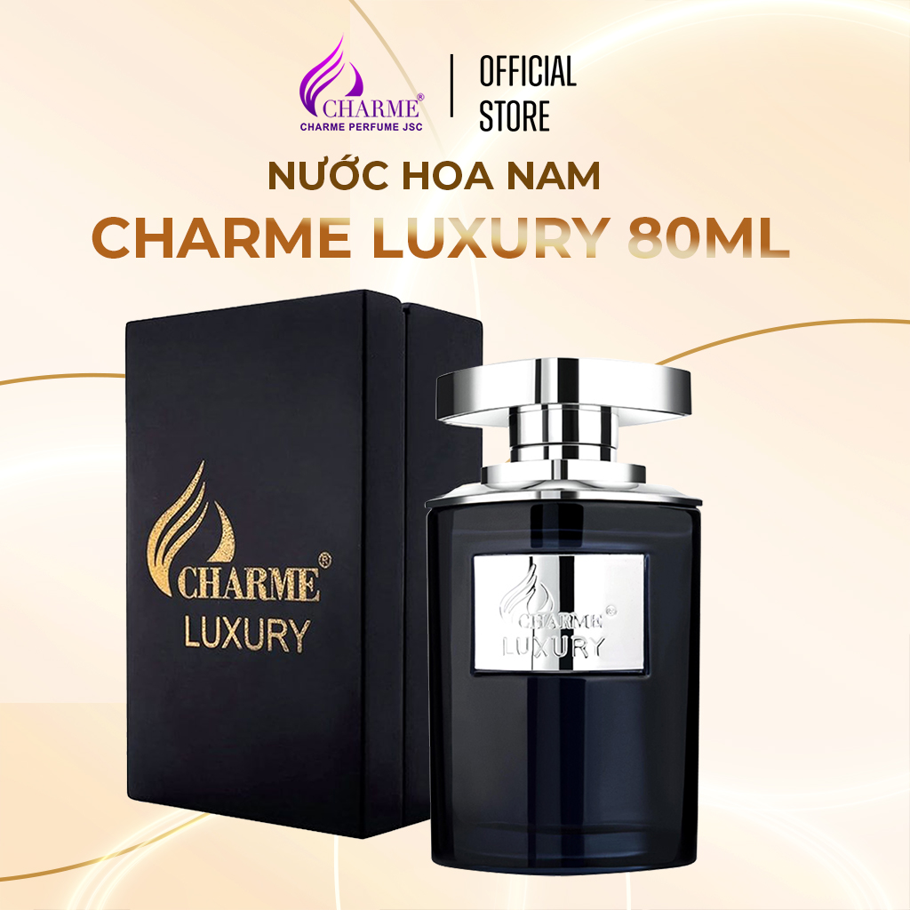 Nước hoa nam cao cấp, Charme Luxury, lưu hương lâu, hương mát lạnh pha chút nồng ấm, 80ml