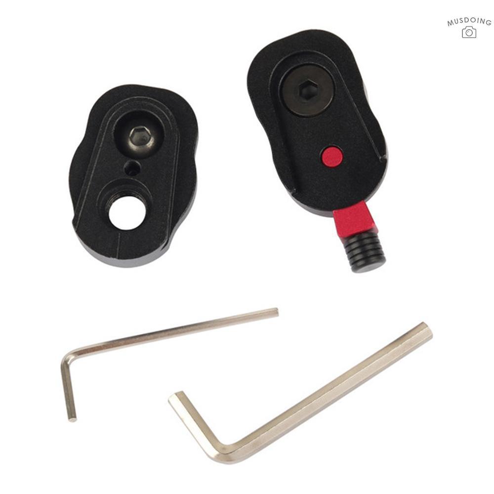 Tấm Tháo Lắp Nhanh Mini 3 / 8 Inch Lỗ Và Ốc Vít 1 / 4 Inch Cho Máy Ảnh Dslr