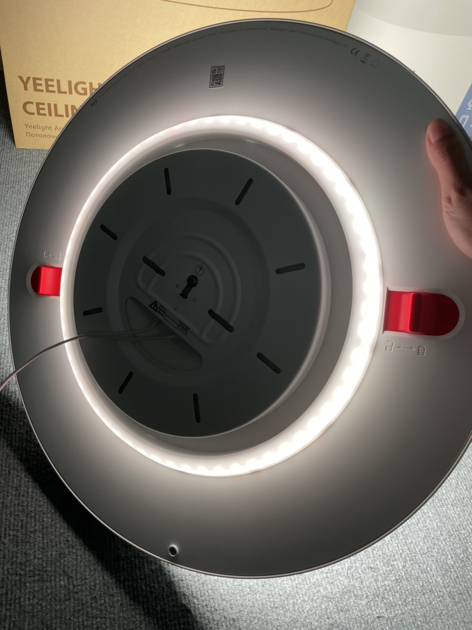 Hình ảnh Đèn ốp trần Yeelight Arwen C-Series 450C/550C LED RGB hắt trần thông minh điều khiển bằng App - Hàng Chính Hãng