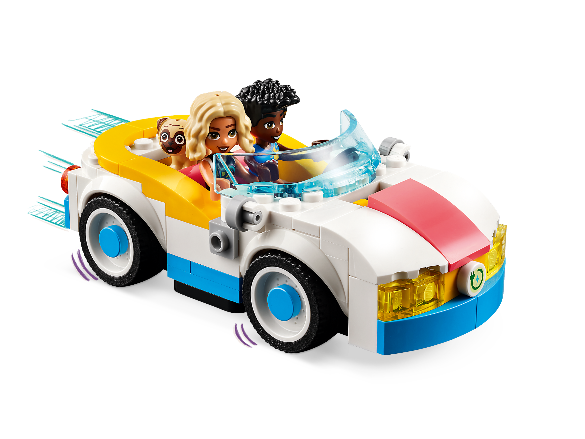 Đồ Chơi Lắp Ráp Xe Điện Và Trạm Sạc Điện - Electric Car And Charger - Lego Friends 42609 (170 Mảnh Ghép)