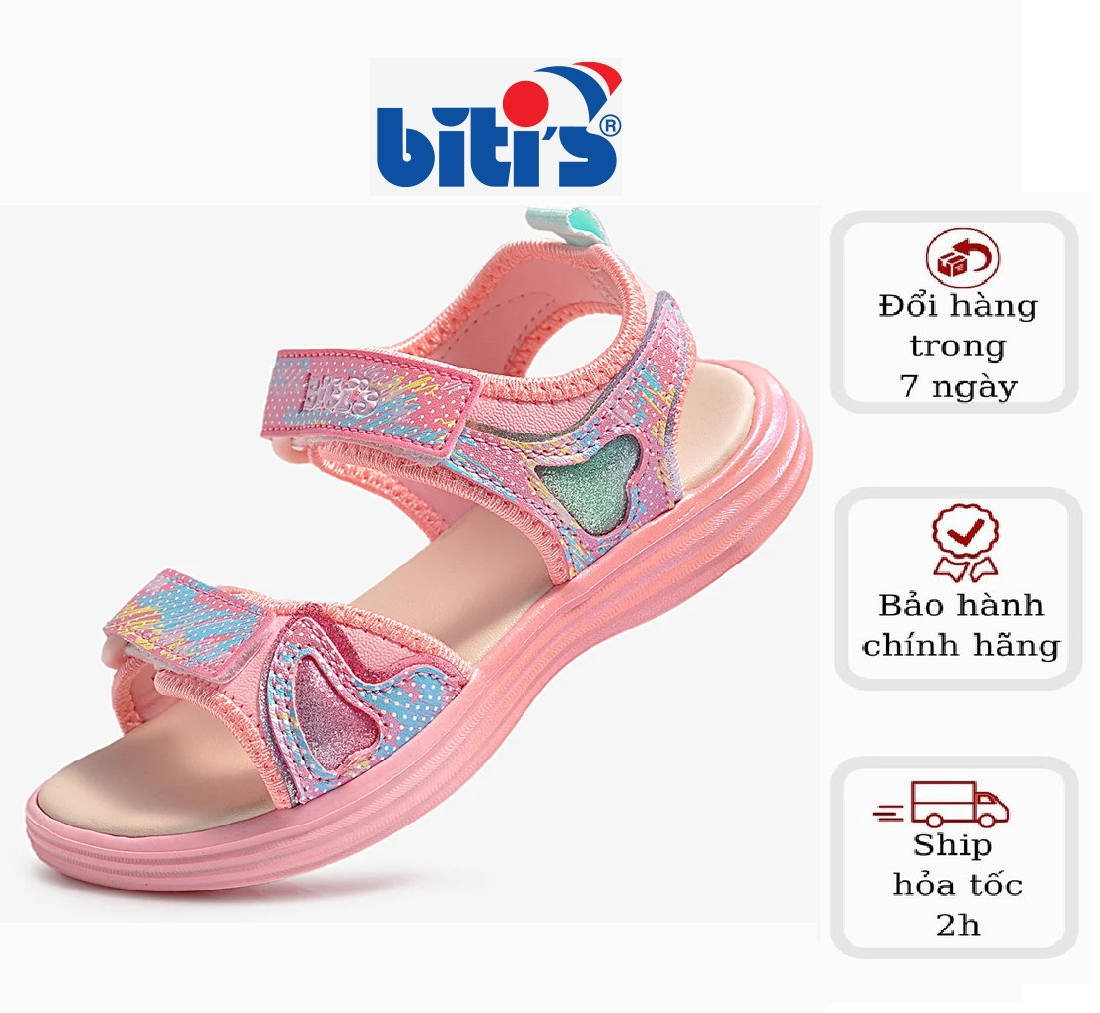 [ Mẫu Mới ] Sandal Eva Phun Bé Gái Biti's BEG001500HOG Siêu Nhẹ