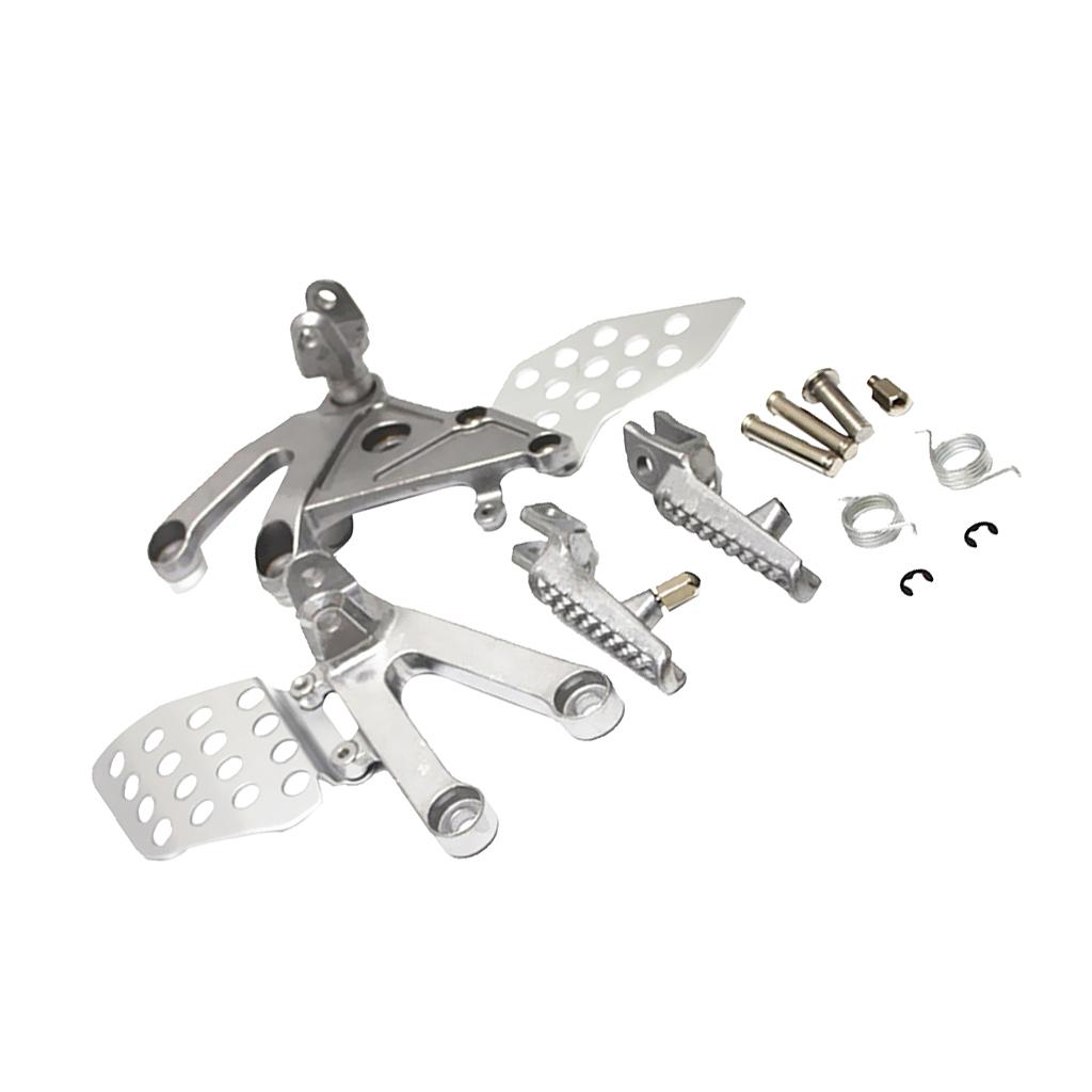 1 Pair Front Foot Pegs Foot Rest Pedal Kit for  CBR600RR 2003-2006