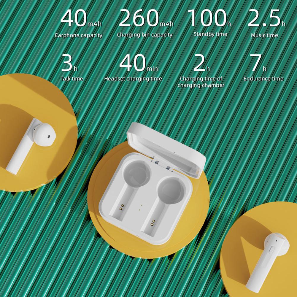 Bộ Tai Nghe Không Dây Bluetooth Không Dây Kèm Hộp Sạc Air6 Tws