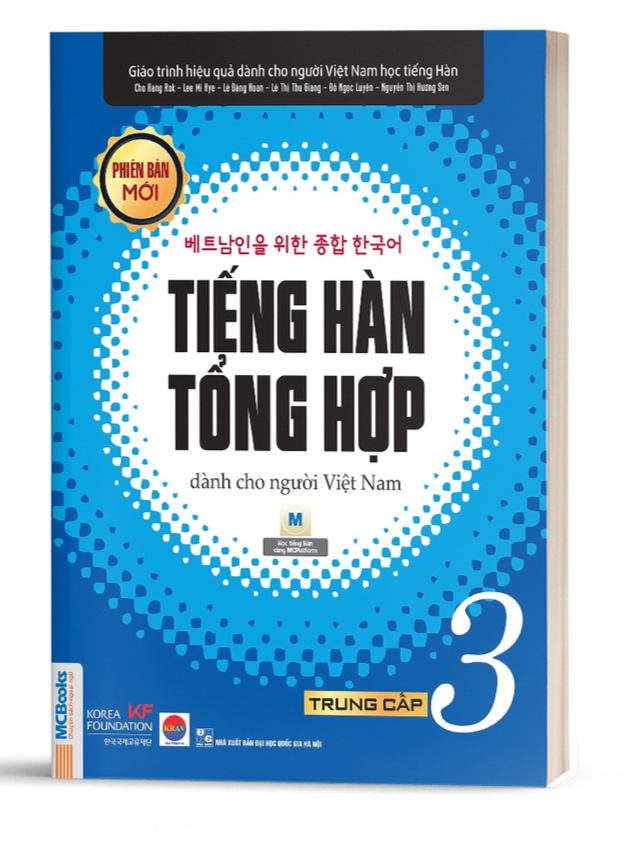 Giáo Trình Tiếng Hàn Tổng Hợp Dành Cho Người Việt Nam Trung Cấp Tập 3  - Phiên Bản Mới 2020 - Kèm App - Bản Quyền