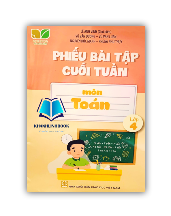 Sách - Combo Phiếu Bài Tập Cuối Tuần Toán - Tiếng Việt - Tiếng Anh Lớp 4 (3 Quyển)