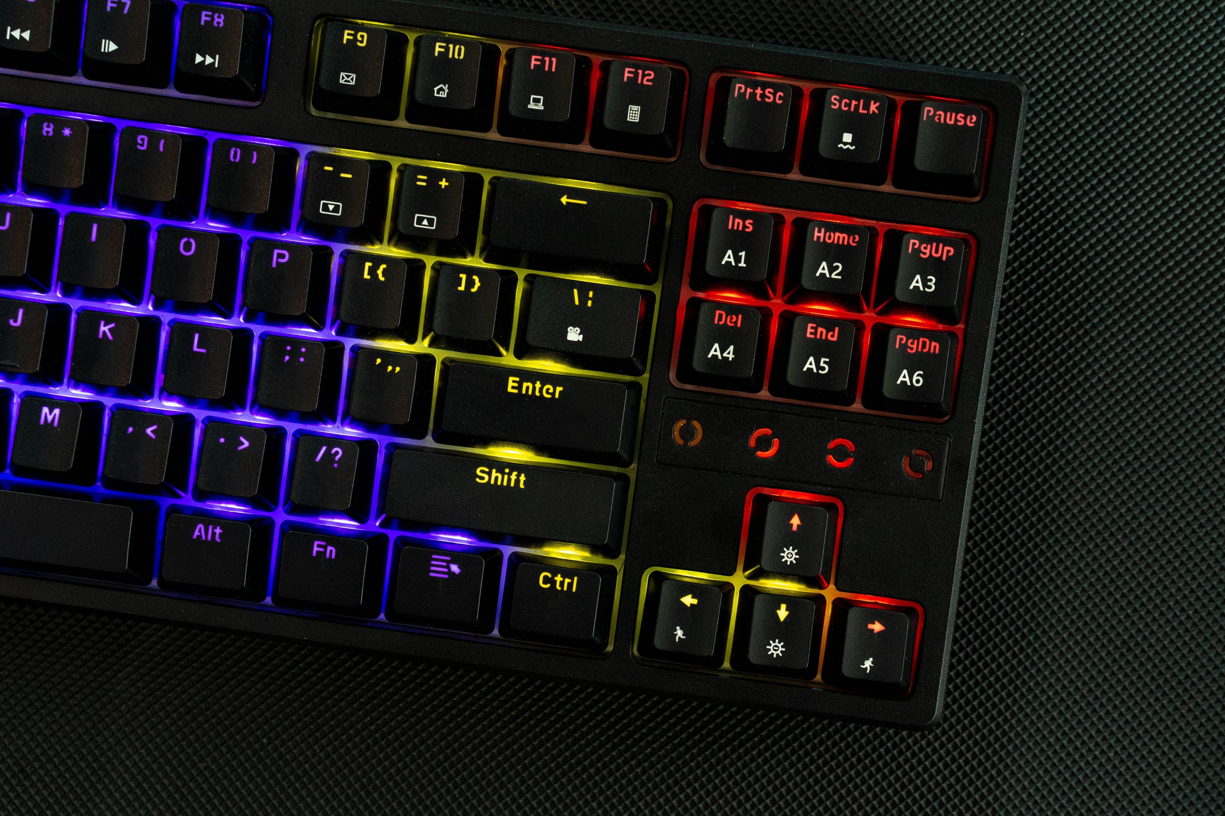 Bàn phím cơ chơi game có dây E-Dra EK3287 - Led Rainbow - E-dra Switch - Hàng chính hãng