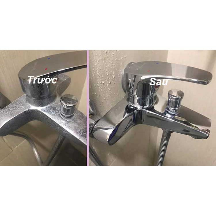 Tẩy Ố - Cặn Canxi - Vết gỉ Sắt & Cặn Bám Trên Vòi Labo - Inox - Gốm Sứ