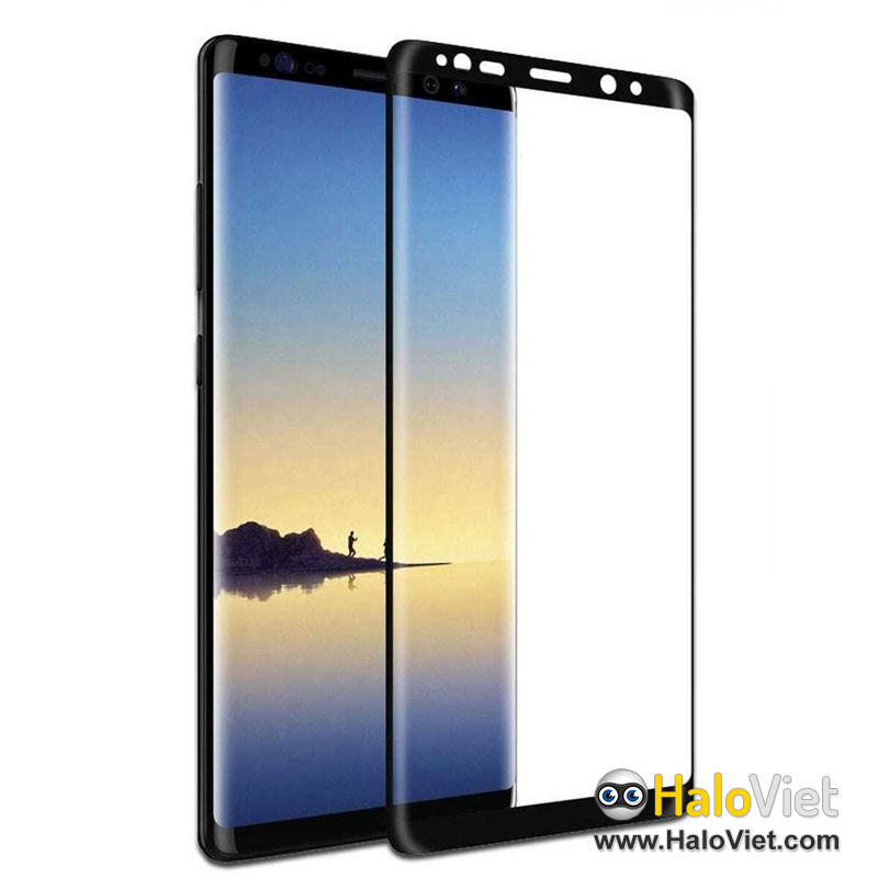 Miếng dán kính cường lực 3D cho Samsung Galaxy Note 8 / Note 9 chất lượng cao full màn hình