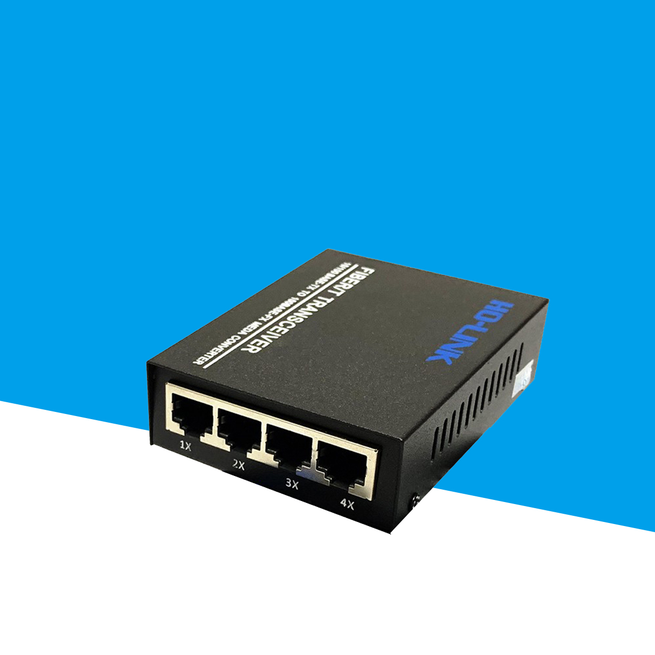 Converter quang 4 port lan 100Mbp Ho-link HL-SF1004D - Hàng Chính Hãng