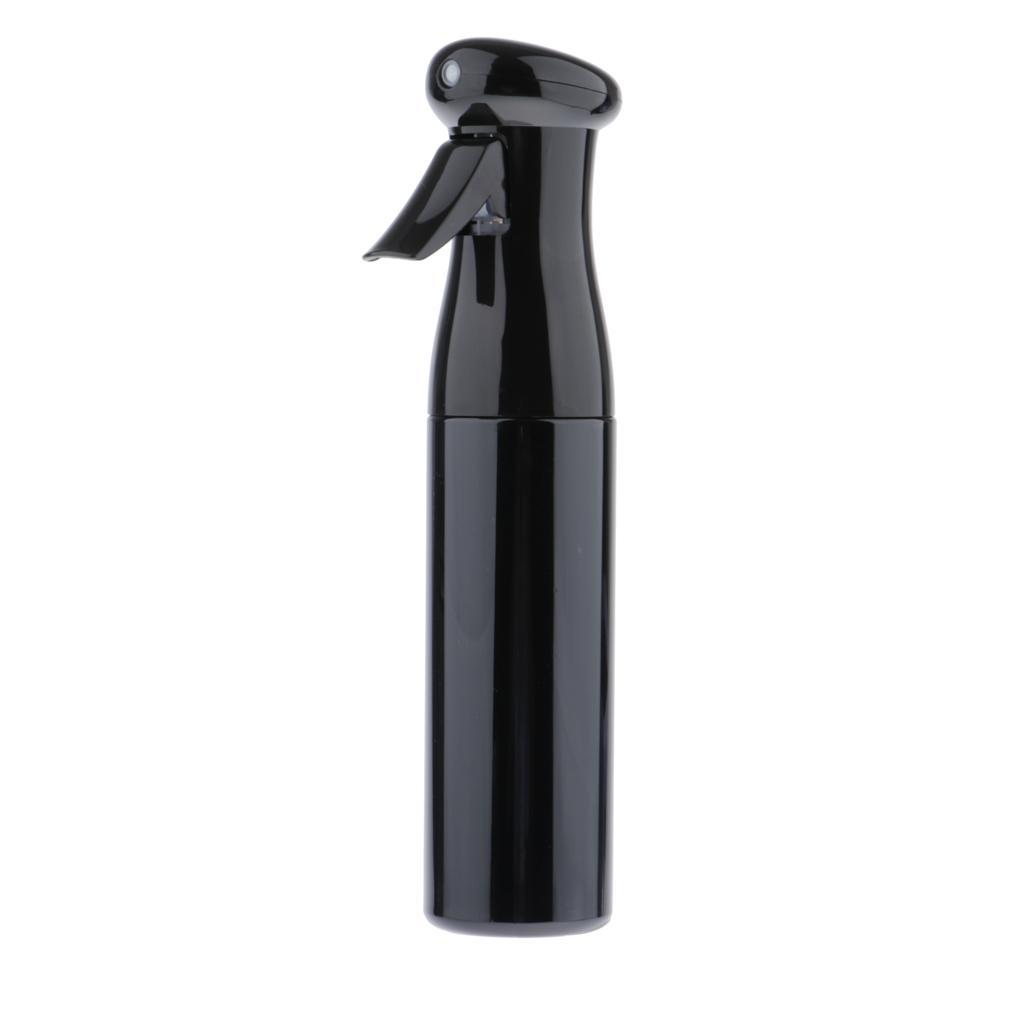 300ml Empty Hairdressing Hair Spray Bottle Water Sprayer Container 2x Black