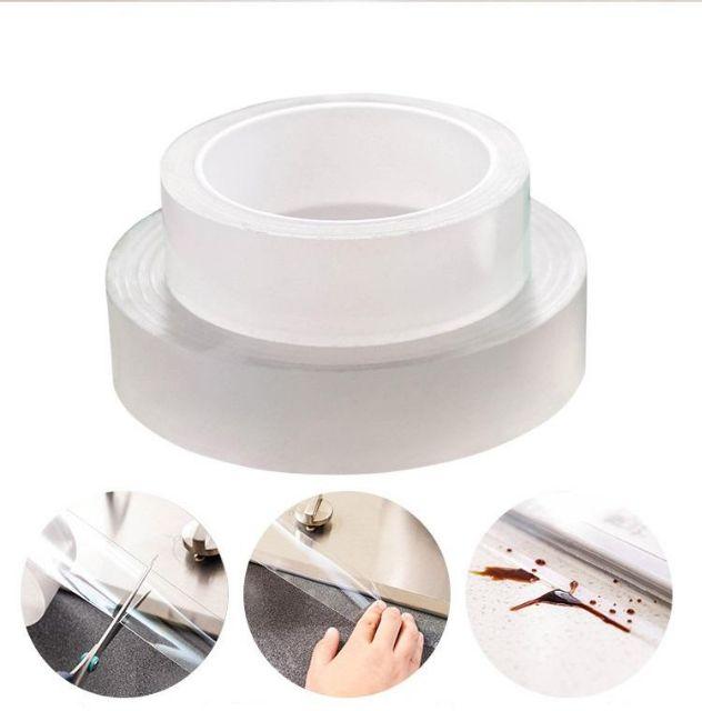 Băng Keo 2 Mặt Siêu Dính 1m LOẠI MỎNG