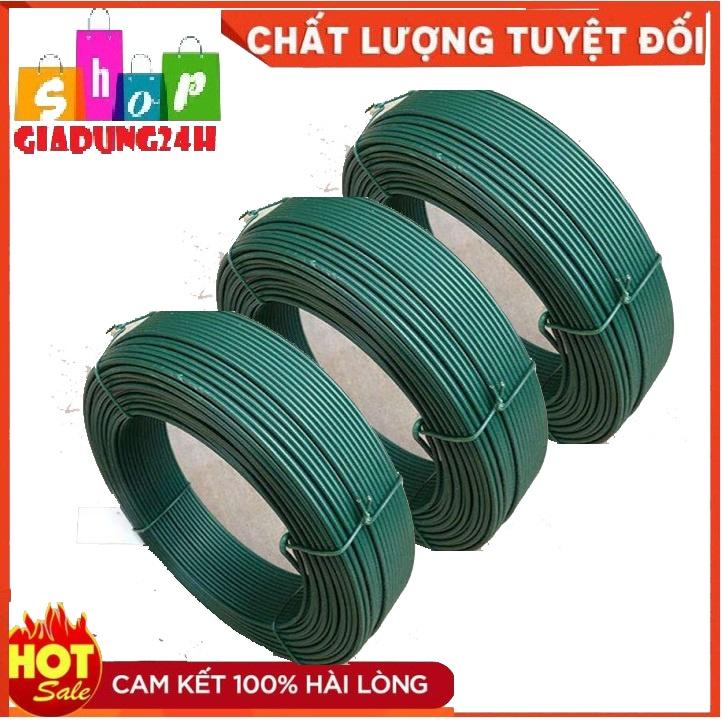 1kg dây kẽm bọc nhựa dùng uốn cây cảnh và làm dây phơi 2mm,4mm màu xanh màu màu trắng giao ngẫu nhiên